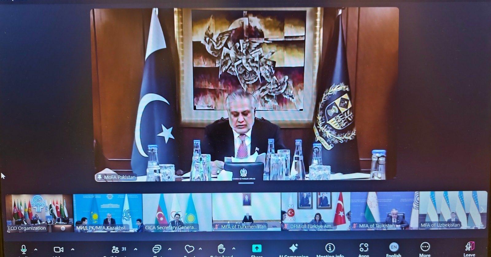 آغاز رسمی ریاست پاکستان بر شورای وزیران اکو با رویکرد «فرهنگ و همبستگی»